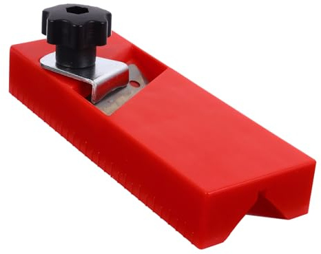 Hemobllo Cepilladora De Biselado Para Madera Herramienta De Cepillado Manual Para Carpinteros Color Rojo Para Recortar Esquinas Redondeadas y Acabados De Precisión