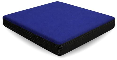 OrtoPrime Cojín Antiescaras Cuadrado FLOTACIÓN Líquida - Cojines Antiescaras Ortopédicos Coxis Alivio - Cojín Antiescaras para Silla Ruedas y Sillón - Cojín Ortopédico Úlceras PRESIÓN (Cuadrado)