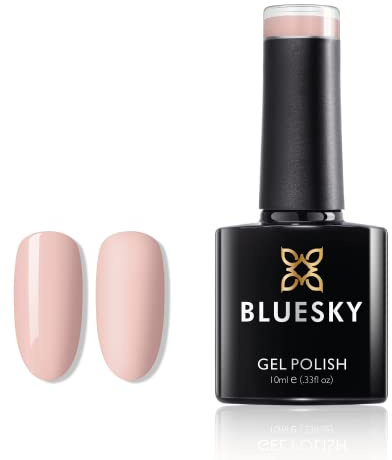 Bluesky Bluesky Gel Polish, Soft Pink, A55, 10 ml, Gel Soluble Nail Polish, Pink, Pastel, Nude (curing under UV/LED lamp required) Pack (x)
