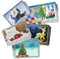 10er Mix-Set Mini-Adventskalender mit Schokolinsen - Der vielleicht kleinste Advents-Kalender der Welt (2x Schlittenfahrt, 2x Kuck mal Weihnachten, 2x Rentiere, 2x Santa Claus, 2x Frohes Xmas)