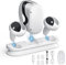 Aceshop Charging Dock for Quest 2 VR Headset Charging Stand for Oculus/Meta Quest 2 Magnetic Charging Station for VR Headset and Touch Controllers, High Speed Charging Stand, LED Indicator, 2 Battery