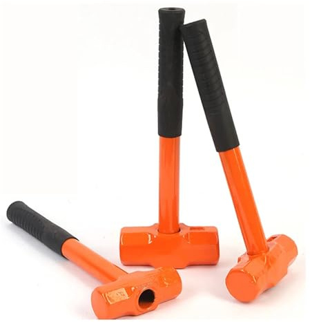 Aqxyxsw Marteau octogonal Marteau de traîneau Marteau de Fissuration de Choc for Le Travail de Fissuration de démolition Brise Les Cristaux Marteau de Mur Lourd Outils à Main fangzi (Color : 3P Octag