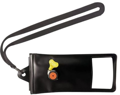 Genérico impermeable bolsa de teléfono, correa seca para el agua, Smartphone, 4,13 x 7,09 pulgadas, protector de agua para Riding, Cycling, Hiking, Travel, Outdoor Adventures, Black