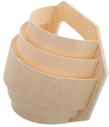 UKCOCO Paralume Protettivo in Legno Per Lampada Da Sauna Piccolo, Resistente Al Calore, Luce Soffusa Per Illuminazione Sauna Ad Alta Temperatura, Accessorio Decorativo Per Spazi Rustici