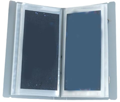 Álbum de entradas para conciertos para 80 Stubs, titular de protección de PP transparente para entradas de aire y recuerdos/ 9x5in