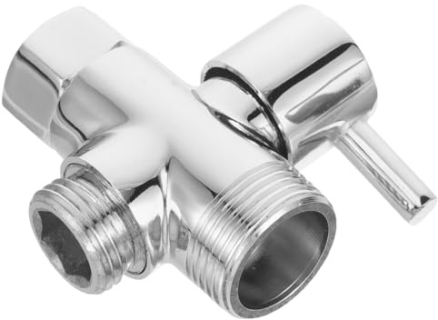 EXCEART Adaptador en T de Cobre para Ducha 3 Vías 1/2 a 3/4 Cierre, Conector Desviador para Grifo y Filtro de Agua, Accesorio Baño Resistente y Compatible Válvula Termostática