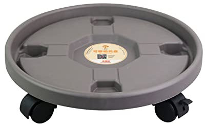 Juzinqu Pianta, Base a Rullo per sottovasi per Piante Pesanti, Grande Carrello per Piante Pesanti sottovaso per Piante con Carrello per Piante con Ruote