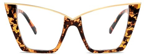FEISEDY Cat Eye Blue Light Glasses for Women Retro Eyewear Frame B0240