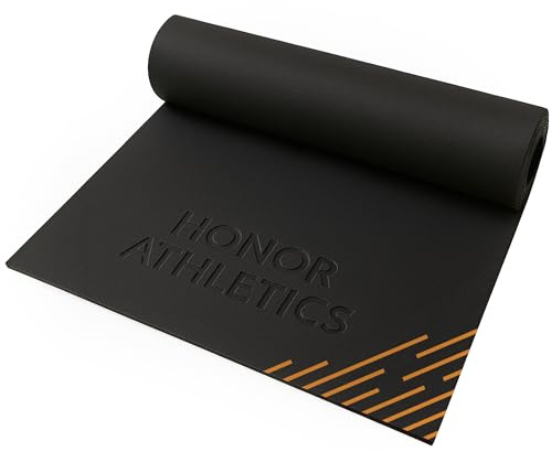 Honor Athletics Tapete Premium para Saltar la Cuerda – Goma de Alta Densidad de 1/4 | Tapete Duradero y Sin Olor para Saltos, Estándar – 36 x 48