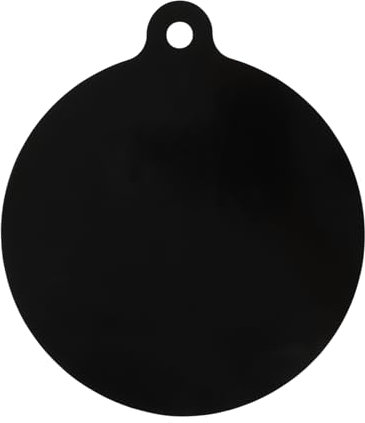 CAPASTEC Paralume in silicone per tavolo cottura a induzione, 24 cm rotondo, protezione da tavolo cottura a induzione, 0,7 mm di spessore, tappetino antiscivolo impedendo casseruole scivolare, nero