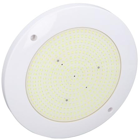 Generic Vattenbeständig RGB Pool Light 12V 18W ABS Underwater Light for Outdoor Pools, Aquariums - Överlägsen Belysning (Vit belysning)
