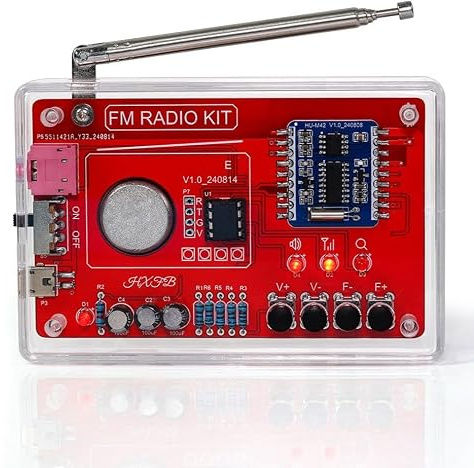 Kit Radio FM Électronique DIY Soudage pour Débutants et Éducation STEM