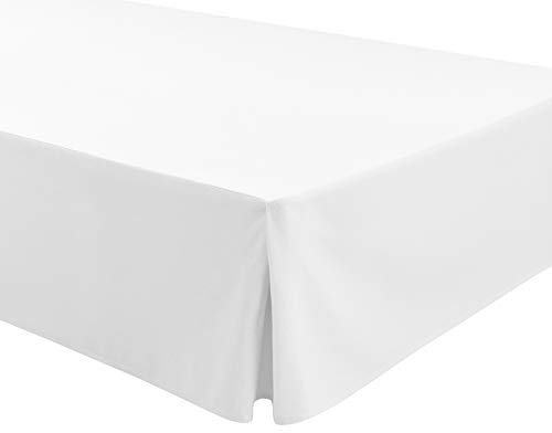 EasyCosy - Cache Sommier ATENEA, Couvre Sommier Lit 90 - (90x190/200cm). Couleur Blanche