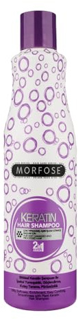 Morfose 2in1 Keratin Hair Shampoo 500ml – Keratinshampoo für stark geschädigtes Haar – Regenerierend, feuchtigkeitsspendend & seidig weich
