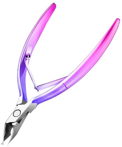 1 Piezas Alicate Cortauñas, Alicates Uñas Pies Profesional Acero Inoxidable,cortaúñas,gradiente azul