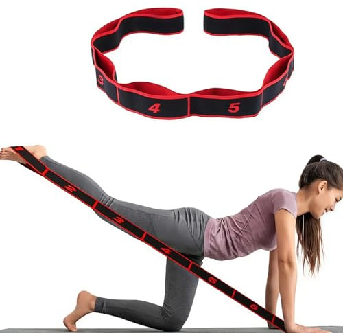 Bande Elastique Musculation, Bande Élastique Fitness 9 Niveaux de Forces, Bande de Résistance Bande Elastique Fitness, Bandes élastiques d'exercice d'entraînement Sport Durable pour Latine Yoga