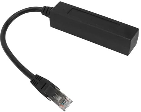 Tofficu Répartiteur Ethernet Vers Femelles Adaptateur De Câble Réseau Compact Pour Distribution à Outil De Distribution Lan Noir