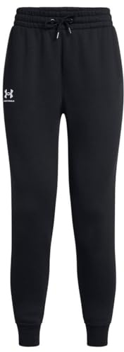 Under Armour UA Icon Fleece Jogger - Nero/Nero/Bianco - MD