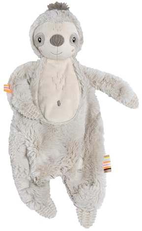 Fehn Doudou Paresseux, Camarade de Jeu, Aide à l’Endormissement et Peluche à Saisir, Toucher, Câliner et Aimer, pour Bébés et Tout-Petits dès 0 Mois