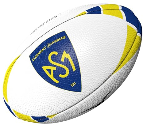 Gilbert Mini Ballon de Rugby Clermont - Collection Officielle ASM Clermont Auvergne