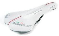 Selle Montegrappa LibERTY blanche pour vélo VTT et course selle trou antiprostate