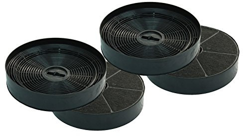 Aktivkohlefilter für Oranier-Dunstabzugshaube KSC 700 mit Umluft - Zubehör für Dunstesse - Geruchsfilter - Sparset - 4 Stück
