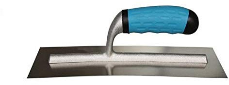 Frattone curvo - cazzuola - mestola americana super professionale a lama curva