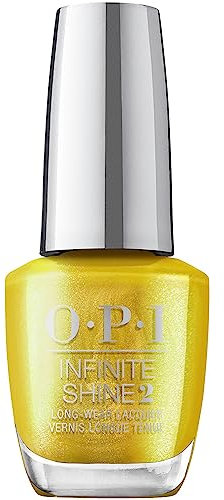 OPI Nail Polish, Infinite Shine Long-wear System, 2nd Step, The Leo-nly One, Big Zodiac Energy Collection, Yellow Nail Polish, 15ml