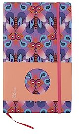 Art&Design24 NATURALIA Anteckningsbok Elena Samistraro, bokmärke och elastiskt Fuchsia, 240 vita ark, papper 70 g, kartongfodral, 13 x 21 cm