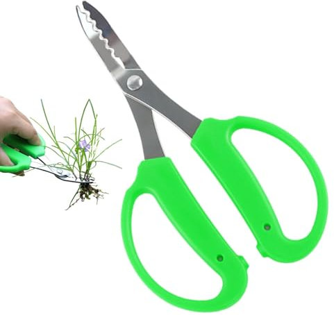 Tijeras de césped, tijeras de podar, tijeras multiusos con mango ergonómico, tijeras de floristería, excelentes herramientas de jardín, tijeras de mano con menos esfuerzo