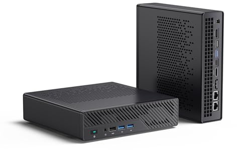 MINISFORUM MS-A1 Mini workstation Barebone Mini PC, HDMI|DP|USB-C tripla uscita 4K, slot SSD PCIe 4X, porta Ethernet 2X 2.5G, 4X USB, supporto CPU AMD AMS/schede grafiche discrete