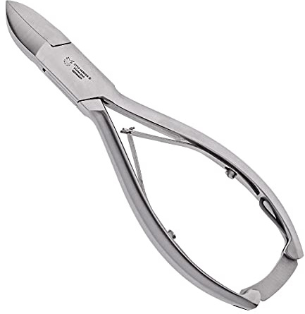 OTTO HERDER Pince à ongles 14 cm – Pince à ongles pour ongles des pieds forts avec poignées lisses – Coupe-ongles pour ongles des pieds et des ongles – 100 % acier inoxydable