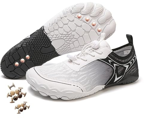 Zureto Chaussures de mise à la terre en cuivre pour homme et femme