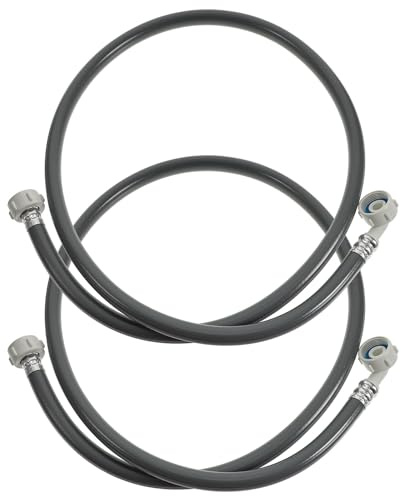 OSALADI Tubo Ingresso Lavatrice 15 M in PVC Flessibile 2 Pezzi Raccordi da 24 MM per Acqua Resistente e Facile da Installare Adatto a Lavatrici Automatiche