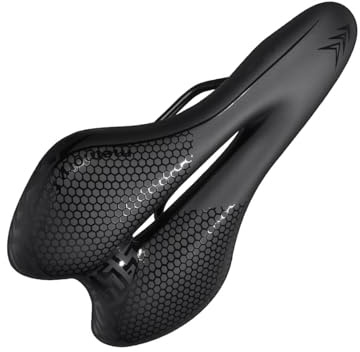 Soft Versatile Bike Saddles, Comfortable Mountain Cycling Seats with Reinforced Cushions for Fitness Commute Durability Mountain Seated Cushions Versatiles Saddles