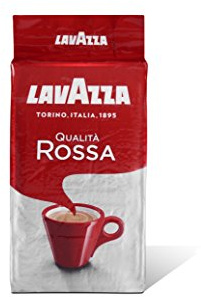 Lavazza Qualità Rossa, Caffè Macinato per Moka, Composizione Arabica e Robusta, Gusto Pieno e Rotondo Con Note di Cioccolato, Intensità 5, Tostatura Media - 500 g