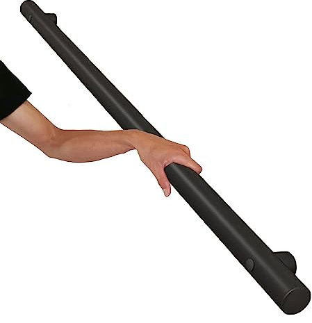 Treppengeländer, schwarzer Edelstahl-Handlauf, Treppengeländer für drinnen und draußen, lang: 50 cm, 80 cm, 1 m, 120 cm, 1,5 m, 180 cm, 2 m, 250 cm, 3 m, Treppengeländer-Handlauf ( Size : 270cm )