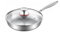 Sartén de acero inoxidable 316 L antiadherente para tortilla sin revestimiento con tapa extraíble