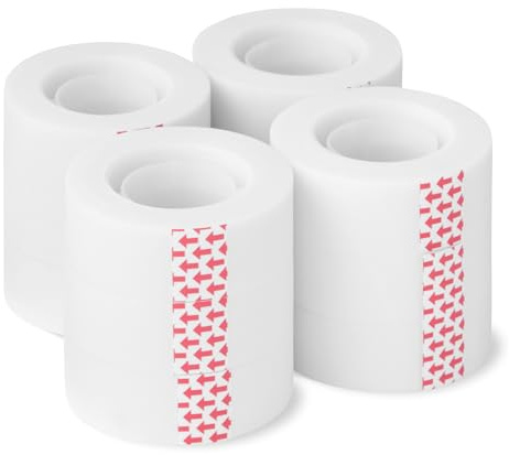 Amazon Basics Klebeband mit matter Oberfläche, unsichtbares Klebeband, 3/4 Zoll x 1000 Zoll (27,78 Yards), 12er-Pack, transparent