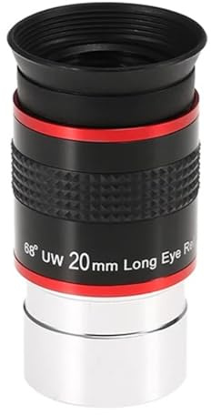 Telescope Accessories 1.25 68 Degree Ultra Wide Angle Eyepiece 6mm 9mm 15mm 20mm Professional Astronomical Telescope(20mm)