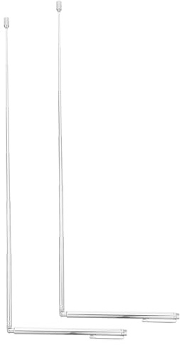 Alasum Baguette Sourcier en Acier Inoxydable Rétractable, Détecteur de Minéraux Ajustable et Facile à Transporter, Équipement Détection D'énergie et D'outils Fantômes
