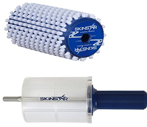 SkinStar Komplett Bürsten Set Rotorbürste Speed Stick Brush Nylon 120mm