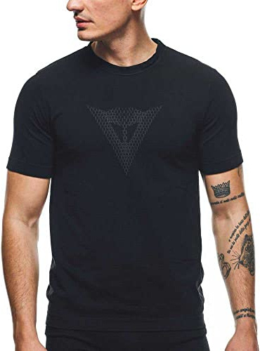 Dainese Herren Quick Dry Tee Baselayer-Shirt, Schwarz, XL-XXL