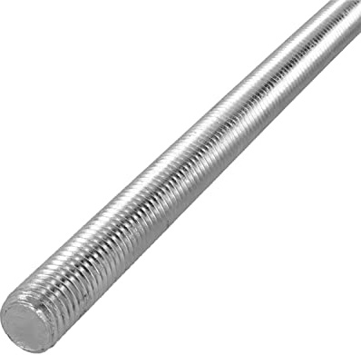 HELPMATE - tige filetée M10 x 330 mm - en acier inoxydable A2-2 pièces tige filetée à pas métrique et filetage complet argenté - DIN 976