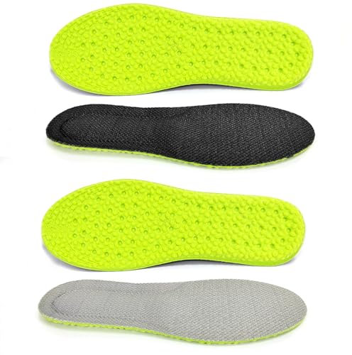 Einlegesohlen kinder, 2 Paare Cuttable Sport Einlagen Atmungsaktive Schuh Einlagen für Schuhe zu große Anti-Schweiß Schuh Füller Anti Geruch Schaum Einlagen (5-7 Jahre alt)