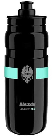 Bianchi - Gourde légère 750, noire, capacité 750 ml, poids 60 grammes, code C9010141.