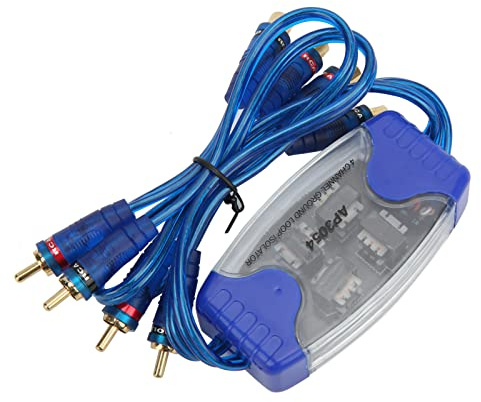 Isolatore del Circuito di Terra, Filtro Antirumore per Auto Filtro Antirumore per Auto Isolatoredel Circuito di Terra Placcato Oro a 4 Canali per Automobili