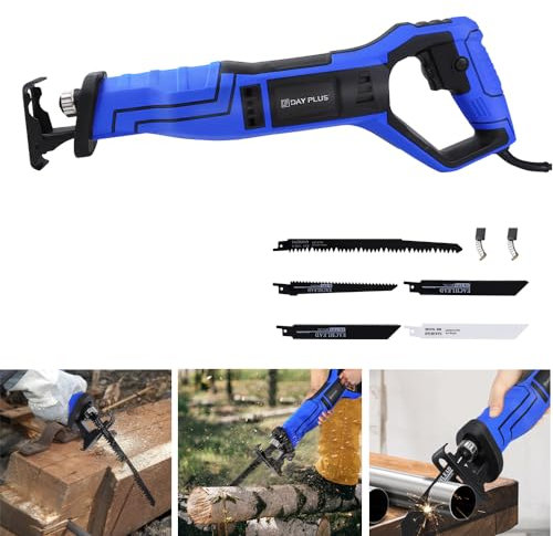 Scie sabre professionnelle 900 W avec lame de scie pour bois, métal, scie universelle, profondeur de coupe max. 160 mm