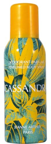 JEANNE ARTHES - Déodorant Femme Cassandra - Spray Parfumé - Parfum Bergamote Rose - 150 ml
