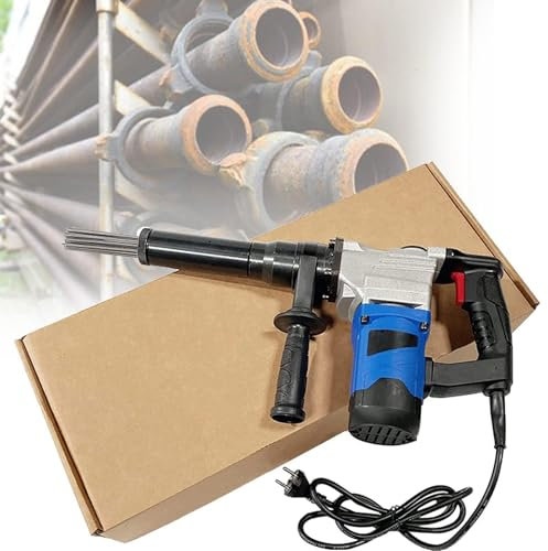 Scrostatore elettrico ad aghi portatile,strumento per la rimozione della ruggine,1100W di qualità industriale con impugnatura a pistola,per la rimozione di ruggine,scorie di saldatura e vernice,110V